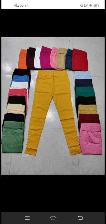 Cigaar pant lycra strachable ladies girls pant wear pottli pant bundi pant uploaded by Radha Creation , Maira sales for Readymade items on 11/27/2023