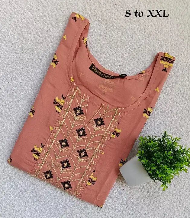 Branded Embroidery KURTI  uploaded by Jho fashion boutique on 11/27/2023