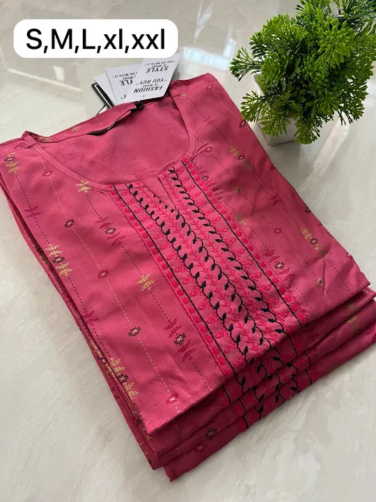 Zorra branded embroidery KURTI  uploaded by Jho fashion boutique on 11/27/2023