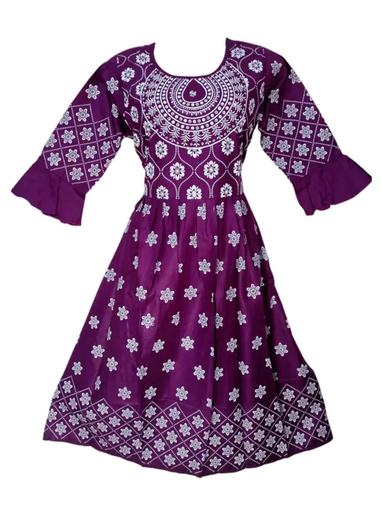 Rayon printed kurti  uploaded by business on 11/27/2023