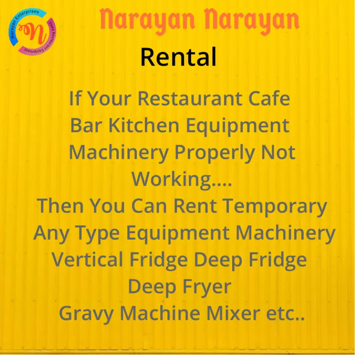 Visiting card store images of Narayan Enterprises