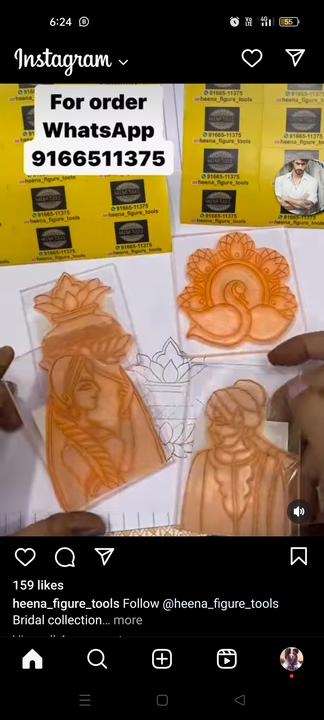 Post image I want 1-10 pieces of Mahendi stencil  at a total order value of 1000. Please send me price if you have this available.