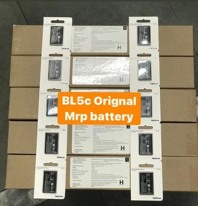BL 5c Original Mrp  Battery  uploaded by JMP Mobile Cover& &Glass. Battery  Wholesale  on 11/28/2023
