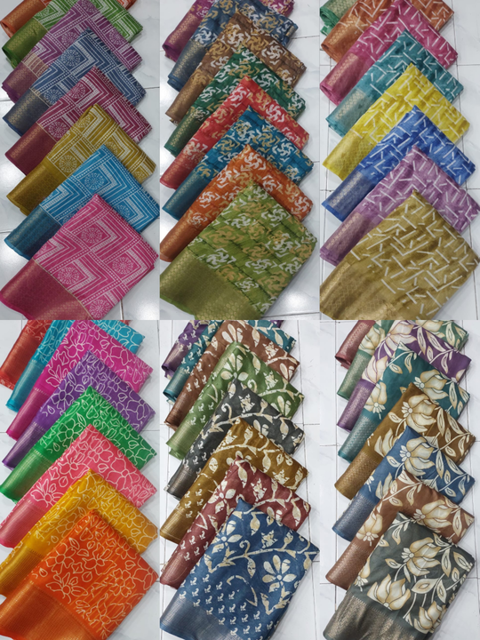 Cristal Dobi boder fancy printed saree  uploaded by business on 11/28/2023