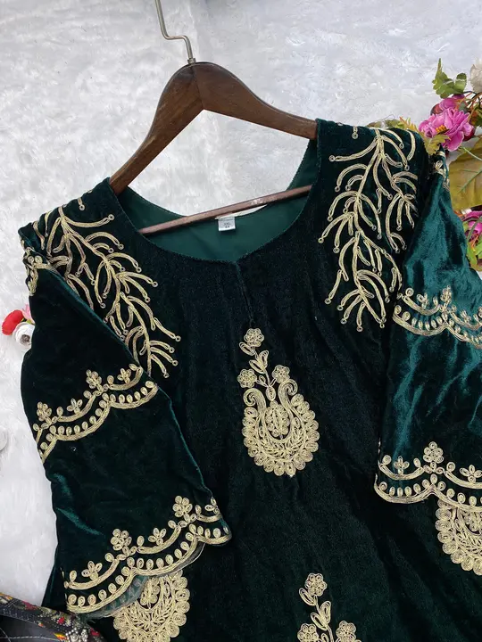 Velvet collection full stitch  uploaded by Ladies dress dealer on 11/28/2023
