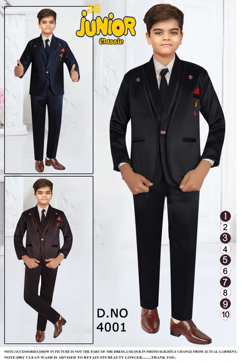 Kid's blazzer suit  size (1×10) Spl box packing  uploaded by Mohit Garments  on 11/28/2023