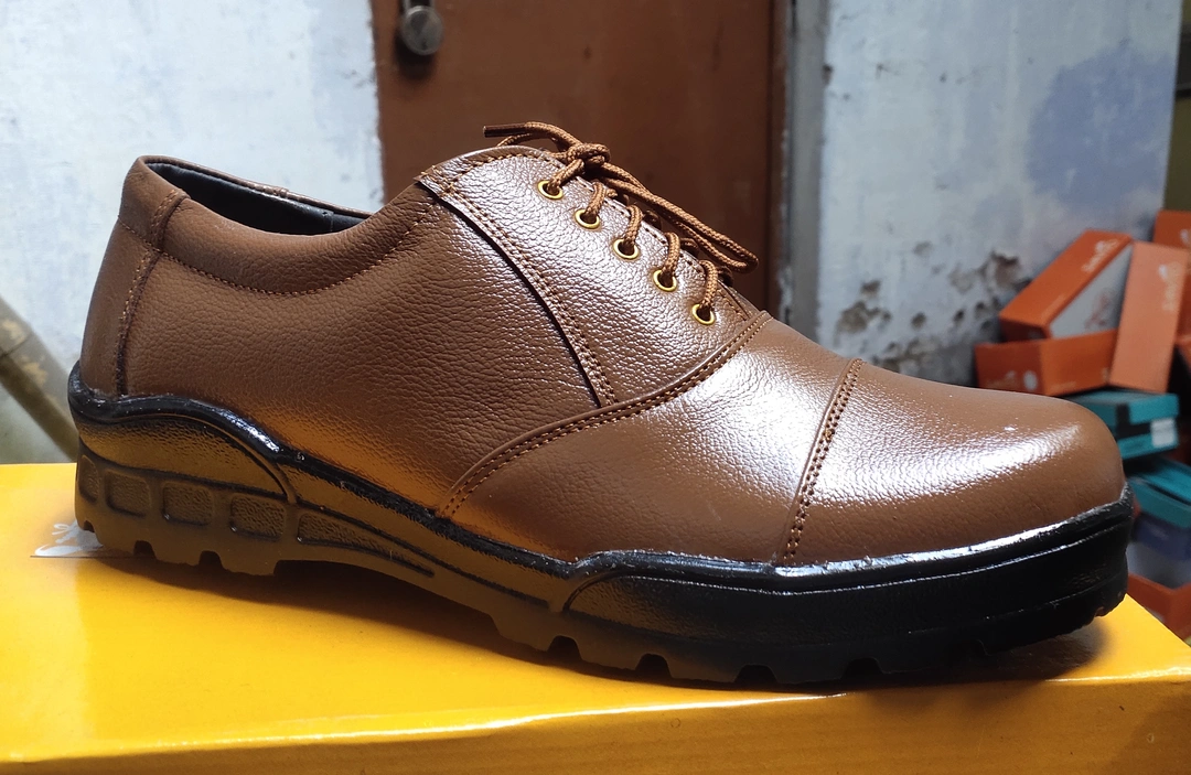 Leather Officer Shoes ( Tan) uploaded by Prem Footwear on 11/28/2023