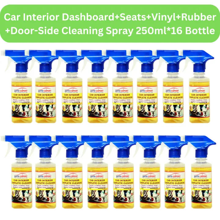 Car Interior Cleaner for Seats, Dashboard, Door-side, Vinyl easy cleaning (250ml*16Bottle) uploaded by Sindhu Chemicals on 11/28/2023