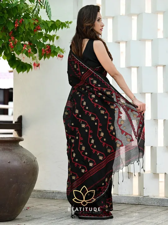 Khadi cotton handloom saree  uploaded by business on 11/28/2023