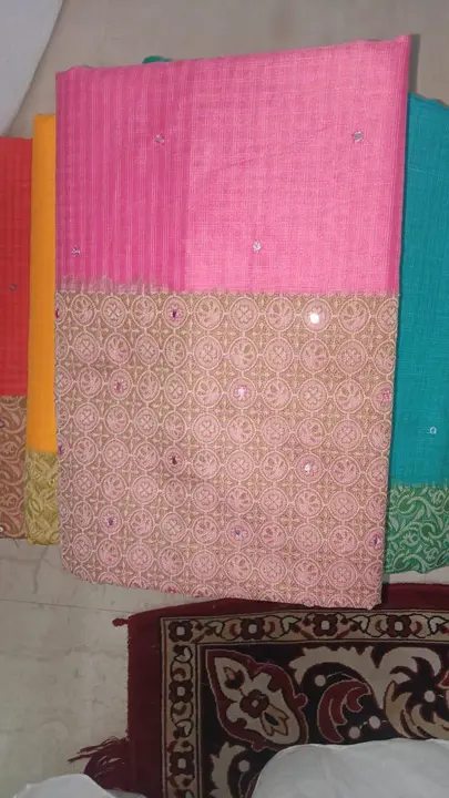 Banarasi Cotton Premium Quality Saree
Full Saree with Blouse
Colour - 6
Set       - 6
MOQ 12 uploaded by H.A Traders on 11/28/2023
