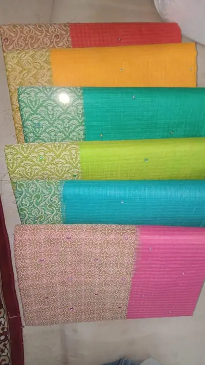 Banarasi Cotton Premium Quality Saree
Full Saree with Blouse
Colour - 6
Set       - 6
MOQ 12 uploaded by H.A Traders on 11/28/2023