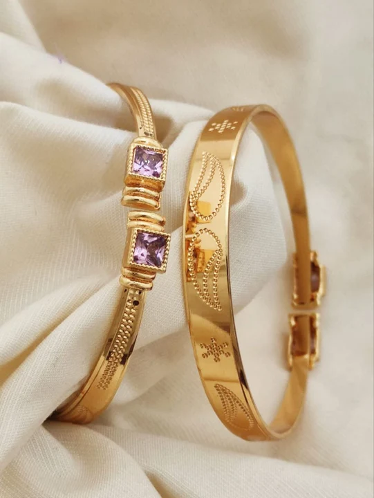 Women daily wear gold plated bracelet uploaded by BB Family Jewel  on 11/28/2023