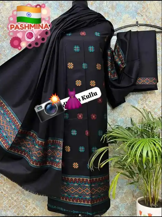 Winter pashmina kullu suits uploaded by Rv Products on 11/29/2023