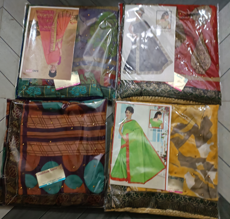 Mix saree uploaded by Jai maa durga textile and Aaradhya manufacturer  on 11/29/2023