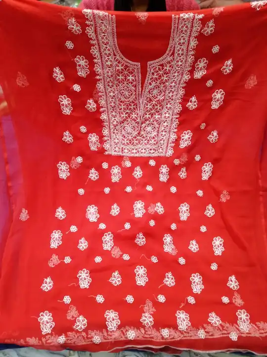 Dress matrial uploaded by Lcf crafts (lucknow Chikan factory) on 11/29/2023
