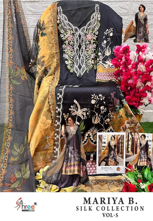 Pakistani suit MARIA B SILK COLLECTION VOL-05* uploaded by Salecrowd on 11/29/2023
