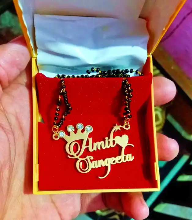 Couple name mangalsutr uploaded by business on 11/29/2023