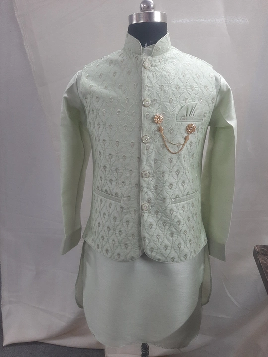 Kurta koti pant set  uploaded by Sultan garments on 11/29/2023