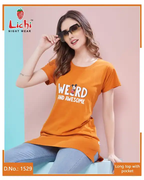LICHI Girl's Printed T-shirt  uploaded by Maharashtra trading company on 11/29/2023