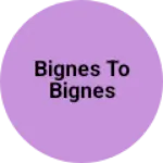 Business logo of Bignes to bignes