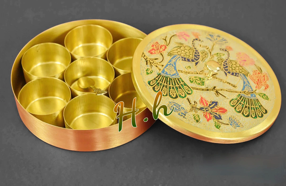 Pure Brass Masala Box  Collection Available  in Very Reasonable Prices 
Kindly Contact
Hina Handicra uploaded by Hina Handicrafts on 11/29/2023