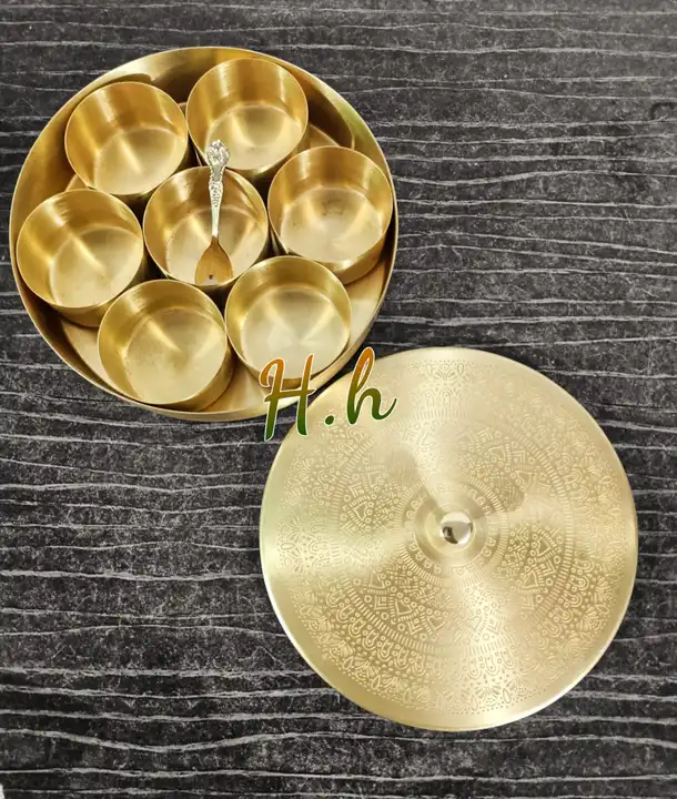 Pure Brass Masala Box  Collection Available  in Very Reasonable Prices 
Kindly Contact
Hina Handicra uploaded by business on 11/29/2023