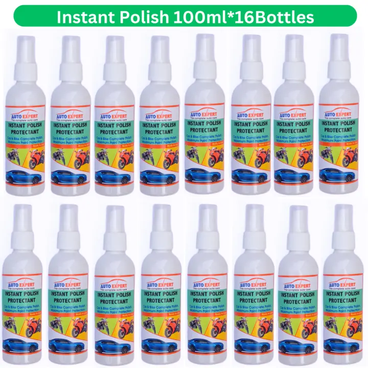Auto Expert Instant Polish Protectant All in One Polish for Body Dashboard and Tyre (100ml*16Bottle) uploaded by Sindhu Chemicals on 12/1/2023