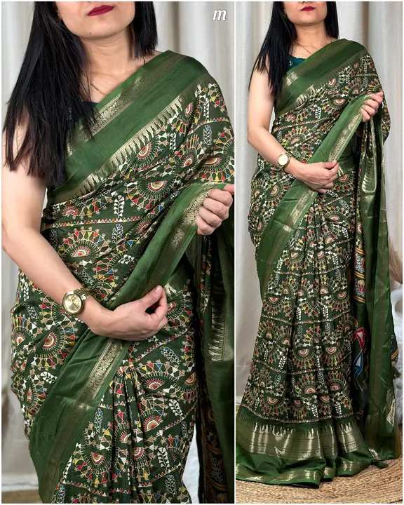Party wear saree uploaded by business on 12/2/2023