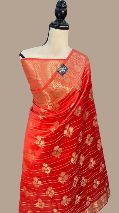 Banarsi Semi Gergot Soft Saree uploaded by Meenawala Fabrics on 12/2/2023