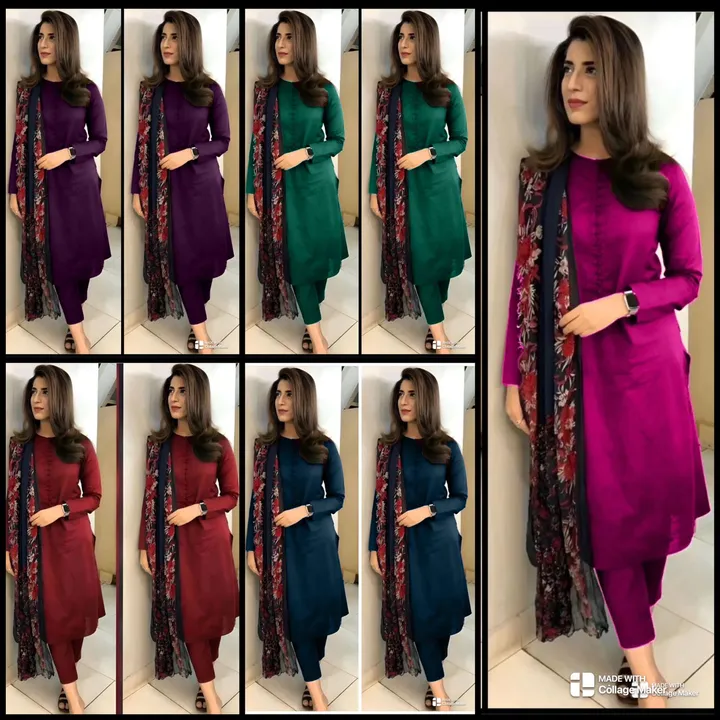 Fabulous preety silk Gown with Dupatta and Pant uploaded by business on 12/2/2023