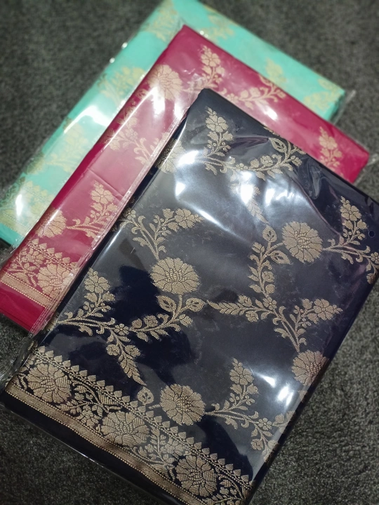 Banarasi Semi Georgette Dyble Soft Silk Saree  uploaded by business on 12/2/2023