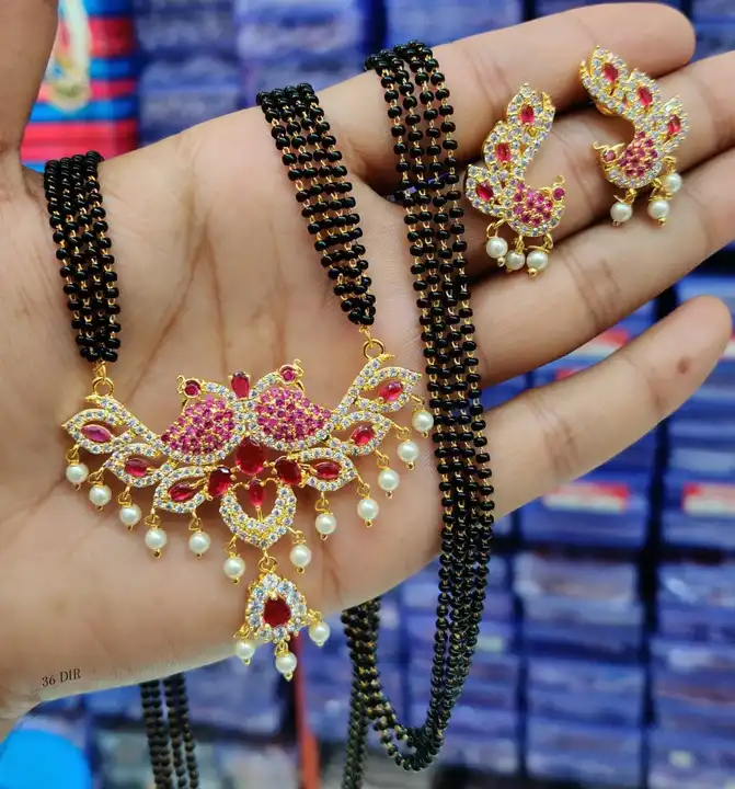 Long mangalsutra  uploaded by Neekibha Collections  on 12/2/2023