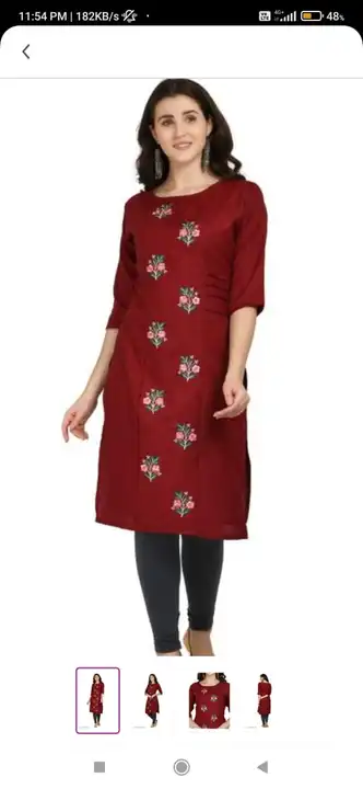 *WOMEN KURTI COLLECTION*

*WITH EMBROIDERY WORK*

*FABRIC MEGIC COTTAN*

*SIZE S TO XXL MIX*

*COLOU uploaded by business on 12/2/2023