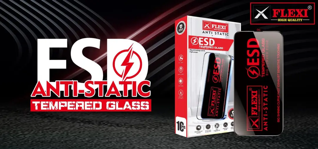 ESD Red Tempered Glass  uploaded by Online Gaffar on 12/3/2023