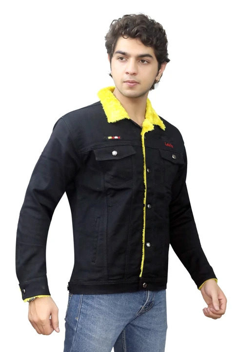 Black fur yellow jacket  uploaded by business on 12/3/2023