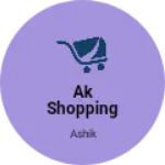 Business logo of Ak shopping