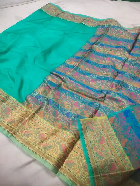 Banarasi organza Silk saree uploaded by business on 12/3/2023
