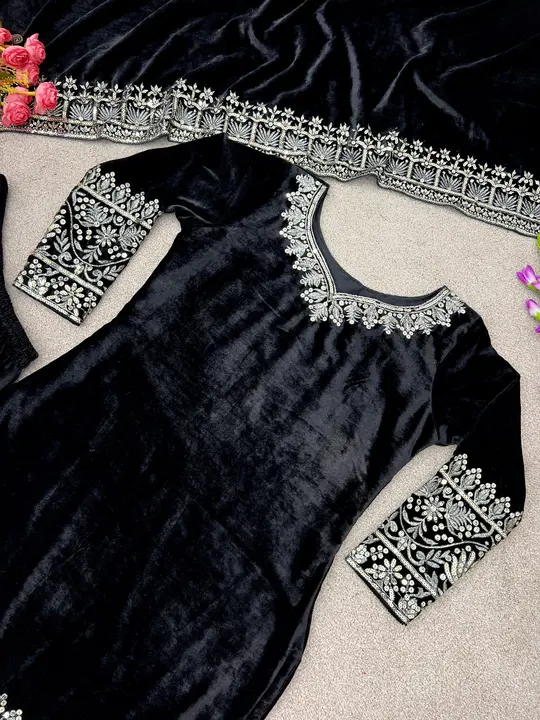 Velvet dress uploaded by MAHADEV FASHION on 12/4/2023