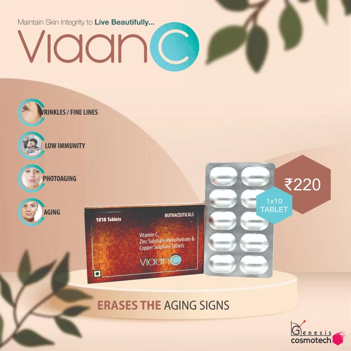 Viaan c tablet  uploaded by Glow-vit pharmaceutical on 12/4/2023