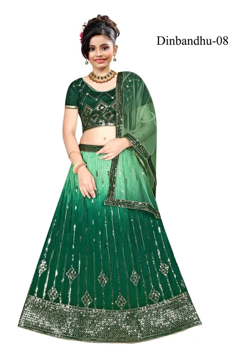 Kids lehnga uploaded by Wedding collection on 12/4/2023