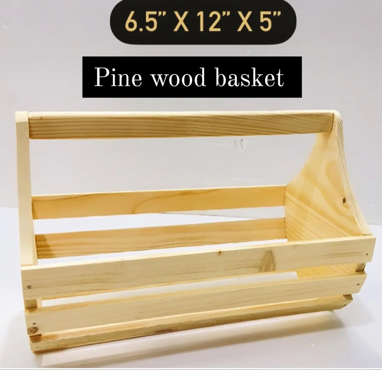 Pine wood half round basket  uploaded by Shree sai wooden craft on 12/4/2023