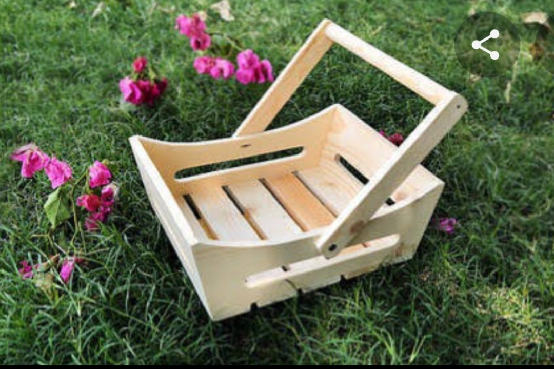Pine wood boat shape basket  uploaded by Shree sai wooden craft on 12/4/2023