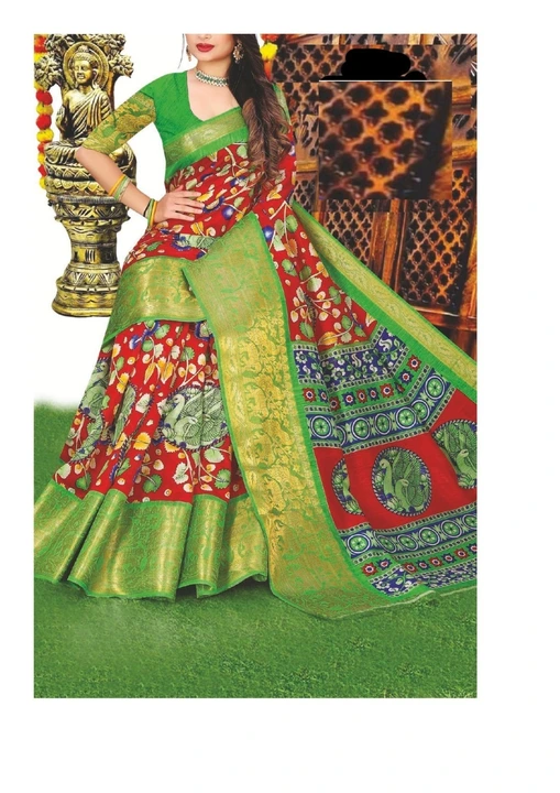 Beautiful jacquard saree uploaded by Manomaya on 12/4/2023