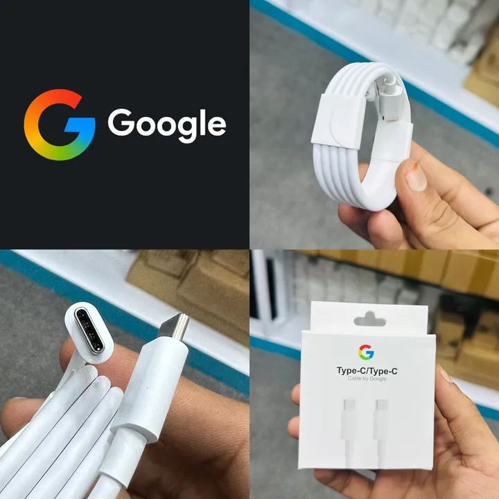 Google C to C Cable  uploaded by Shivaay Mobile Accessories Hub on 12/4/2023
