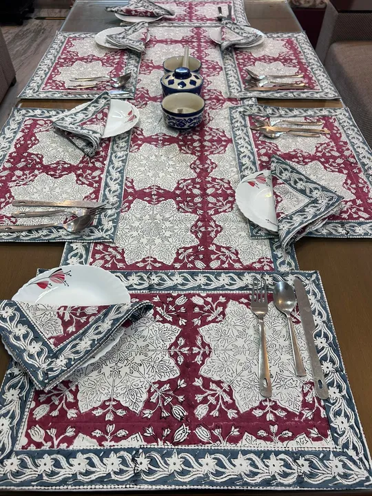 Dining set uploaded by Bagru crafts on 12/5/2023