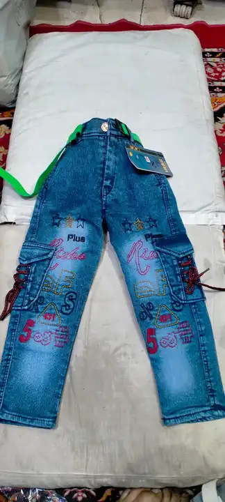 Denim jeans for kids uploaded by business on 12/5/2023