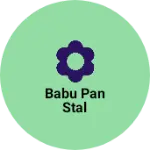 Business logo of Babu pan stal
