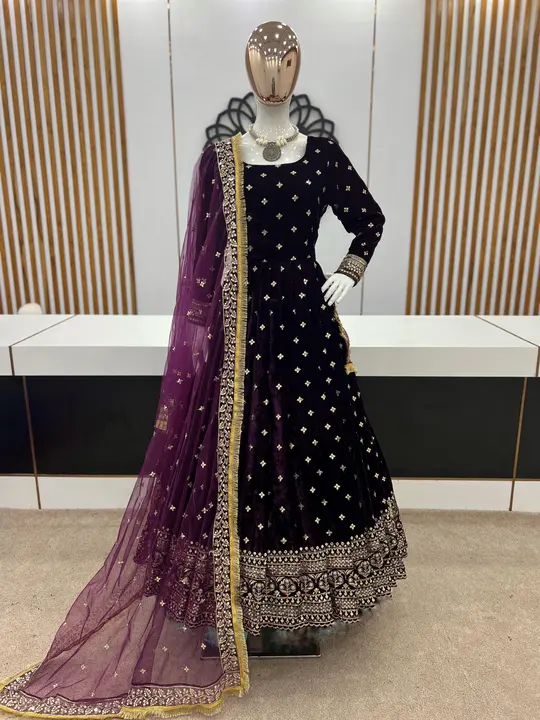 Gown uploaded by Taha fashion from surat on 12/5/2023