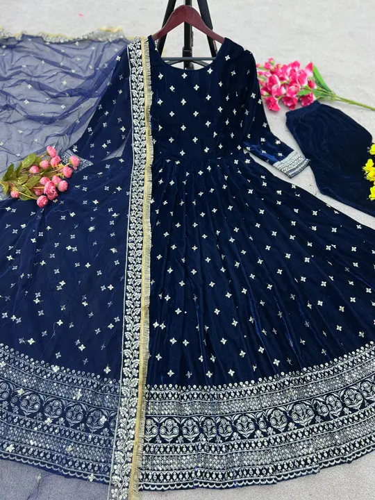 Gown uploaded by Taha fashion from surat on 12/5/2023