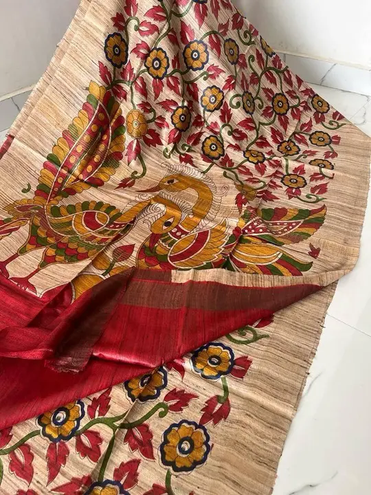Tassar silk saree  uploaded by Vishal handloom on 12/5/2023